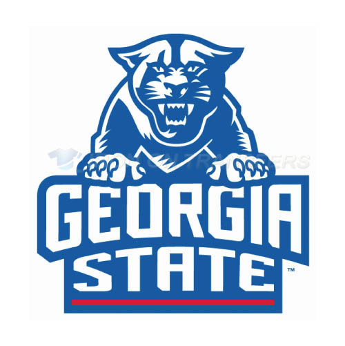 Georgia State Panthers Logo T-shirts Iron On Transfers N4492 - Click Image to Close